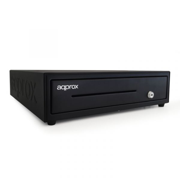 Approx Gaveta de Numerário APPCASH01USB USB Black com Abertura Manual e Automática