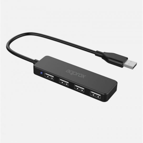 Approx AQP963 Hub USB 2.0 4 Portas Preto