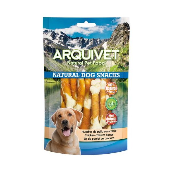 Arquivet Snack Natural Ossos de Cálcio com Frango 350 g