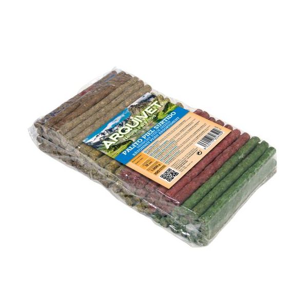 Arquivet Palitos de Couro Sortidos 100 unidades 12cm