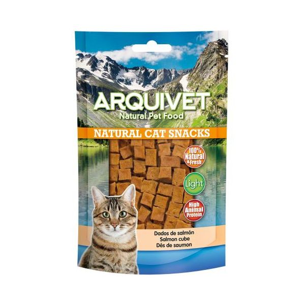 Arquivet Lanche Natural Dice Salmon 50 g