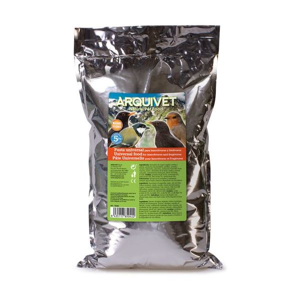 Arquivet Pasta Universal para Insetívoros Frugívoros 5 kg