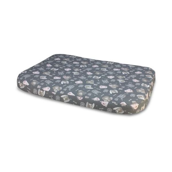 Arquivet Colchoneta Cão En Rosa Y Gris 90x65x9 cm