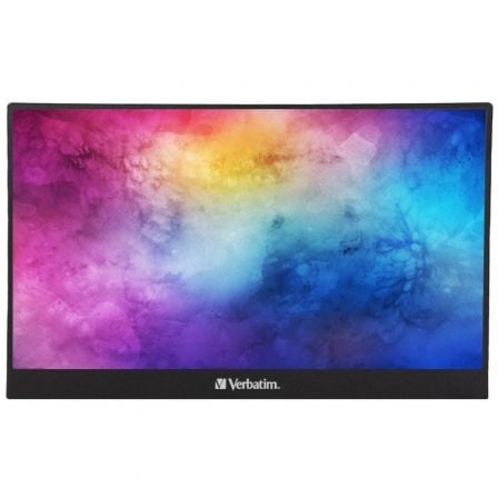 Monitor Portátil Táctil Verbatim PMT-15 / 15.6' / Full HD / Multimedia / Preto