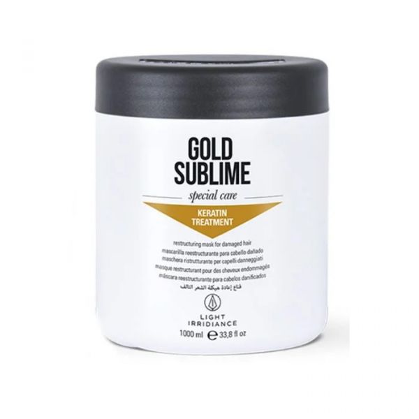 Light Irridiance Gold Sublime Keratin Treatment Máscara 1000ml
