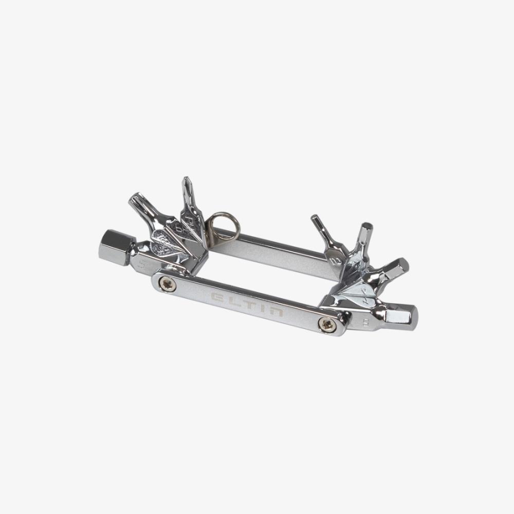 FERRAMENTA MINI PLANA 8 EM 1 PARA BICICLETA ELTIN