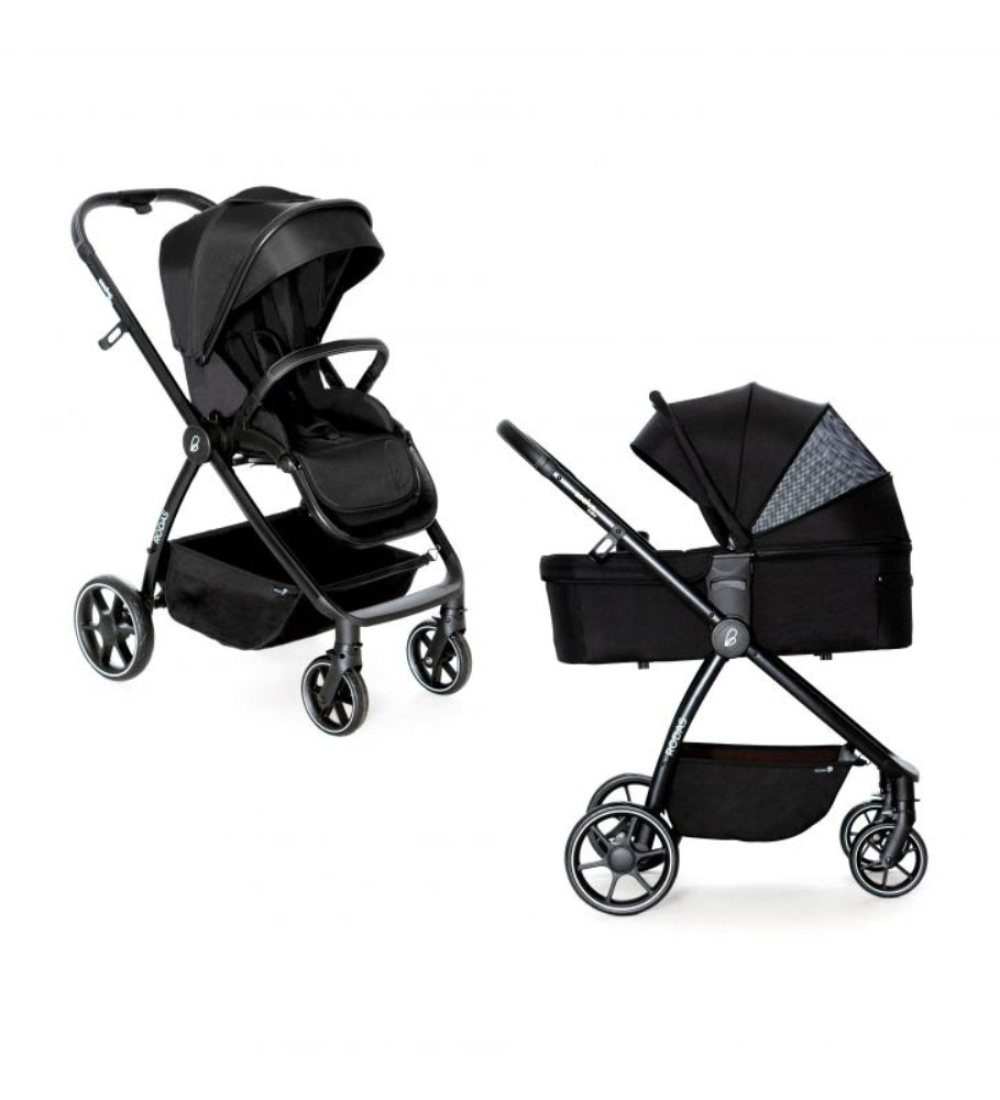 Carrinho de bebé 2 em 1 Asalvo Duo Rodas Black