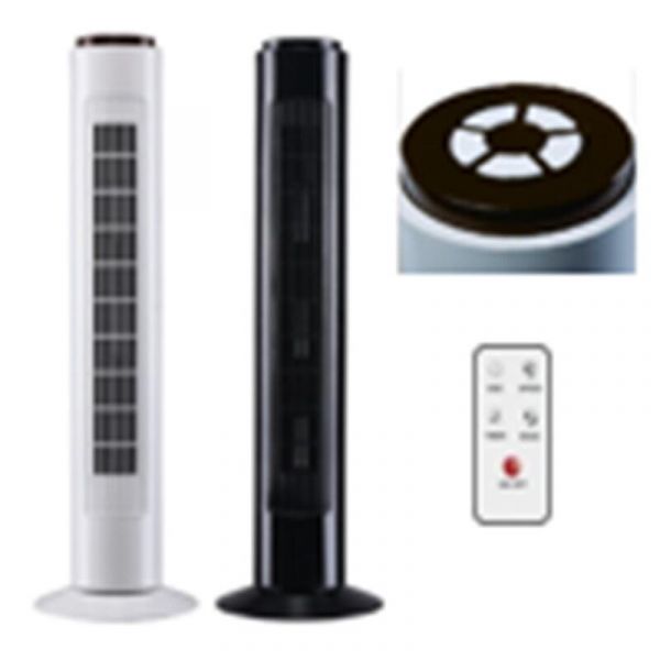 JOCCA Ventilador de Torre 3 Velocidades 40W c/ Controlo Remoto (Preto) - 2168B