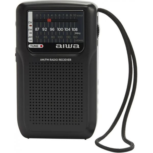 Aiwa Rádio de Bolso Porta RS-33 Black