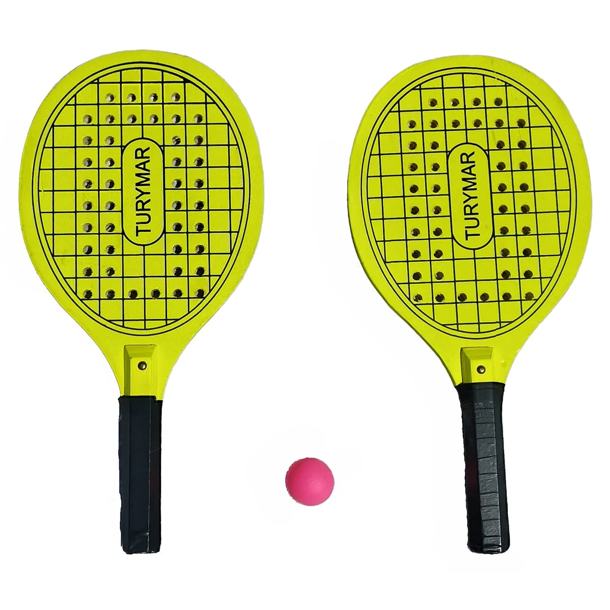 Conjunto de Raquetes de Praia com Furos Sports Turymar