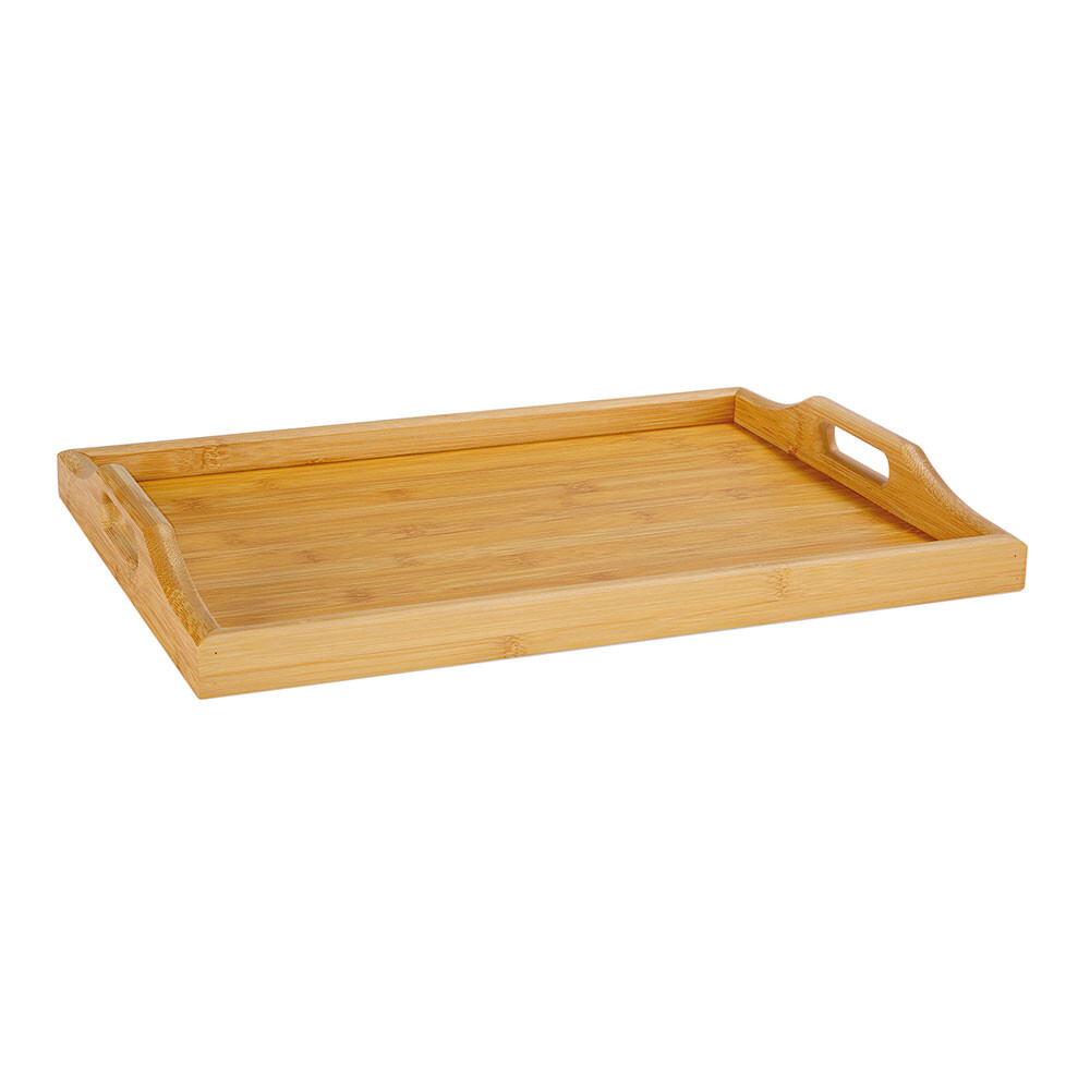 Bandeja de servir bambu 43x31x5cm ms22200 andrea house