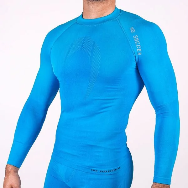 HO Soccer Camisola Térmica Adulto Manga Comprida Azul S