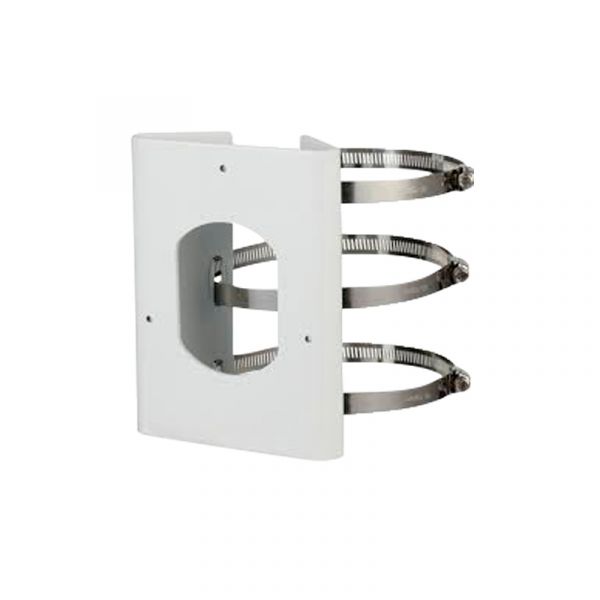 DAHUA Branded - Suporte do poste - Apto para domos motorizadas - Fabricado em SECC - 170 mm (Al) x 130,4 mm (Lg) x 45 mm (Fd) - Passador de cabos - PFA154
