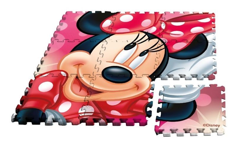 Tapete Puzzle EVA Minnie/Mickey 9pçs