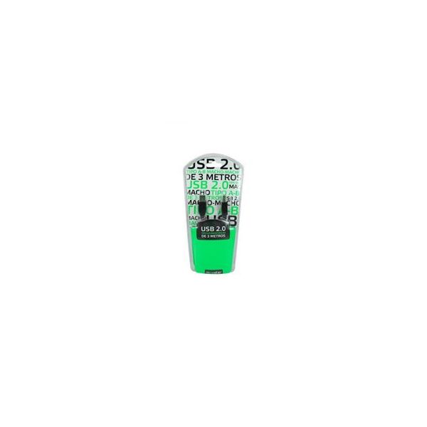Mooster Cabo USB2.0 Tipo A-A Macho Macho 3m