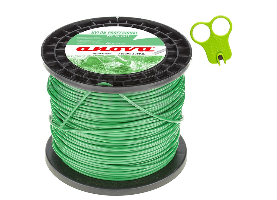 BOBINE FIO NYLON ROÇ Ø3MM 168M ANOVA 55-1571