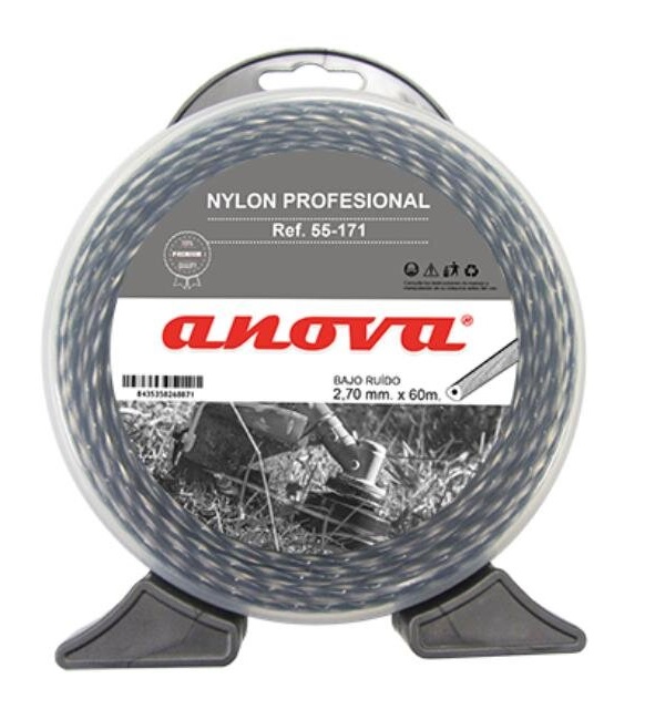 ROLO FIO NYLON ROÇ Ø4MM 28M ANTI RUIDO CYC 55-1712