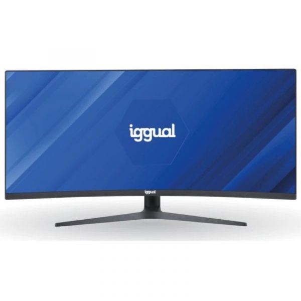 Monitor iggual IGG319543 34" VA UltraWide QHD 165Hz Altura ajustável FreeSync Curvo