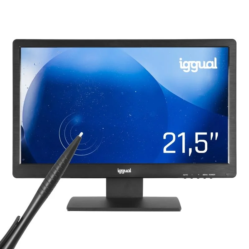 iggual Monitor de toque resistivo 21.5″ 16:9 FHD
