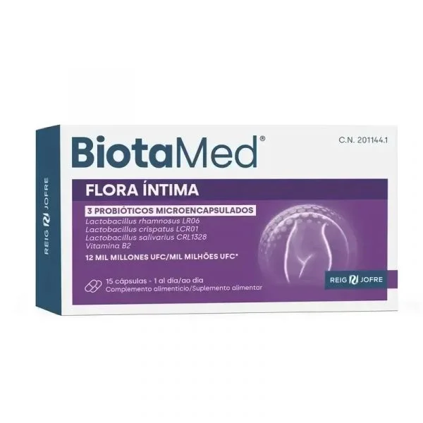 Forté Pharma Fortébiotic+ Flora Íntima 15 Cápsulas