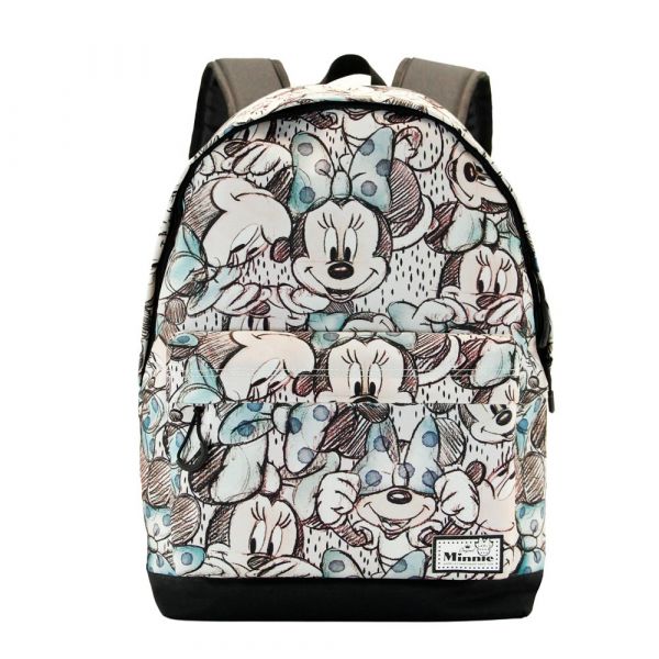 Disney Mochila Minnie Drawing 30 x 41 x 18 cm Cinza
