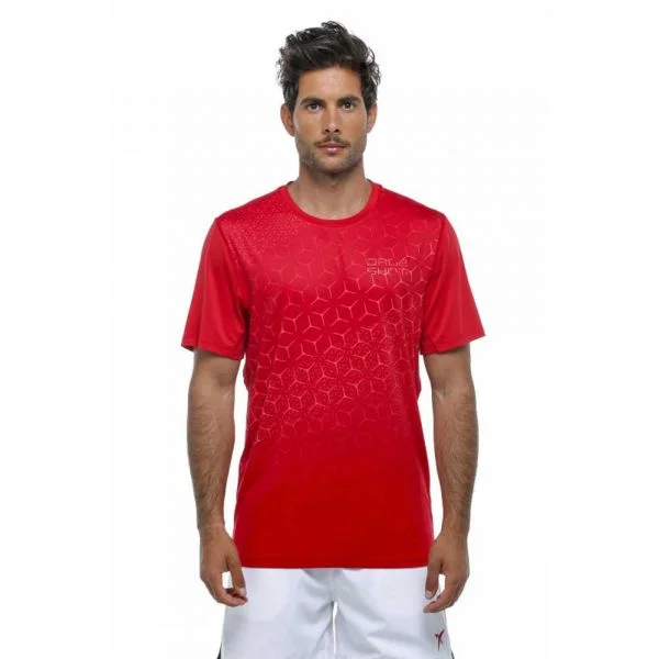 Drop Shot Drac Print Short Sleeve T-shirt Vermelho XS Homem