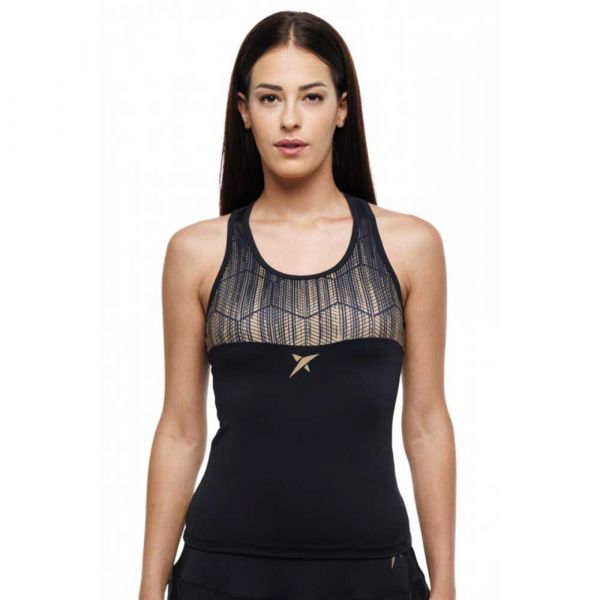 Drop Shot Maday Sleeveless T-shirt Preto XS Mulher