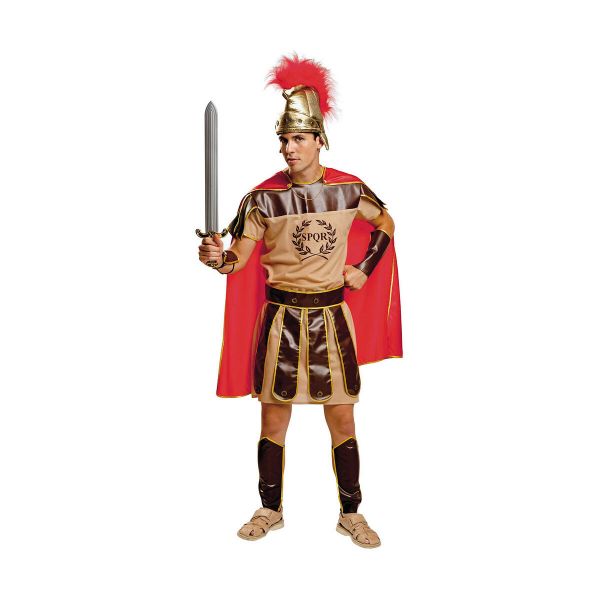 Viving Costumes Roman Centurion Disfarce Homem Vermelho M-L