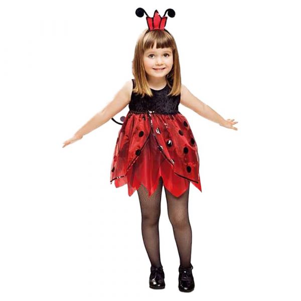 Viving Costumes Mariquita Hada Disfarce Junior Vermelho 12-24 Meses