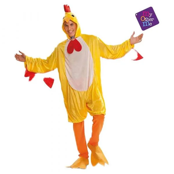 Mom Fantasia De Homem Galo M-L Multicolor