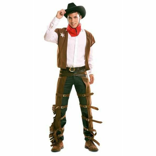 Viving Costumes Cowboy Disfarce Homem Castanho S