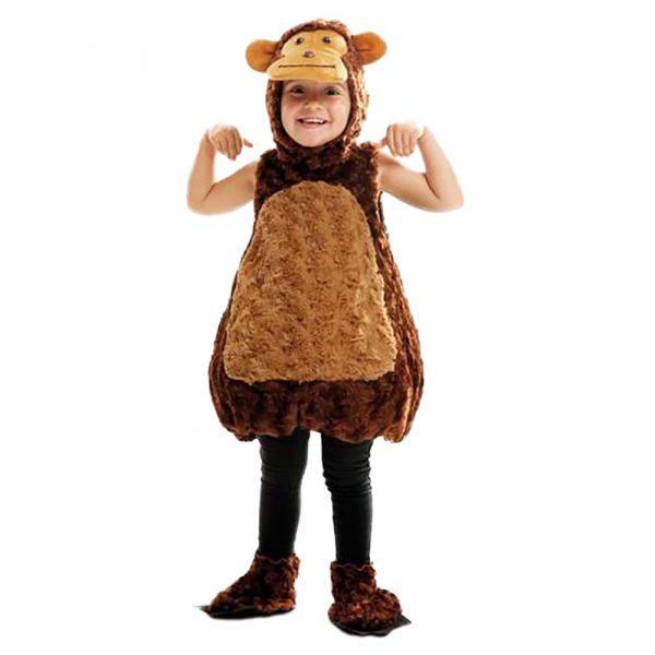 Viving Costumes Stuffed Monkey Disfarce Junior Castanho 12-24 Meses