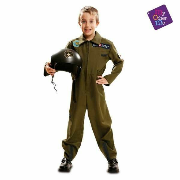 Viving Costumes Top Gun Disfarce Junior Castanho 3-4 Anos