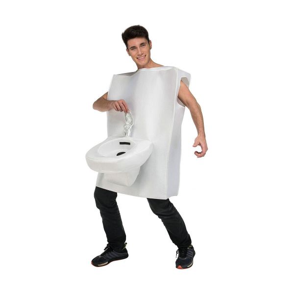 Viving Costumes Bidet Disfarce Homem Transparente M-L