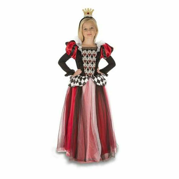 Viving Costumes Queen Of Hearts Costume Vermelho 10-12 Anos