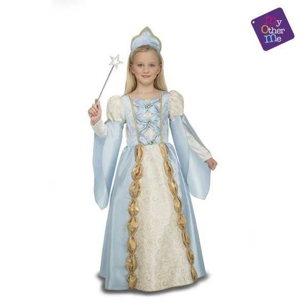 Mom Disfarce Rainha Azul 7-9 Anos