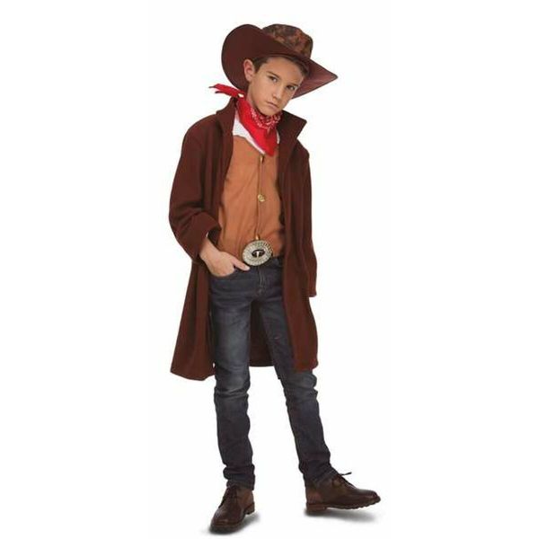 Viving Costumes Cowboy Disfarce Criança Castanho 10-12 Anos