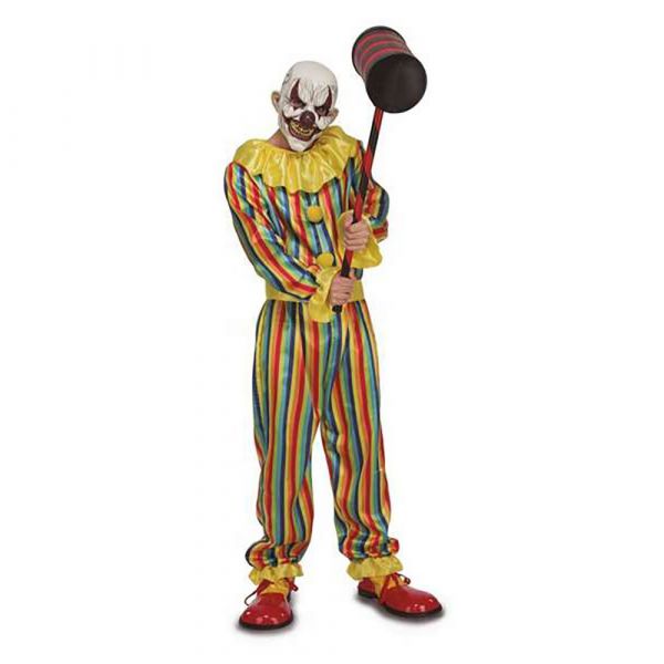 Viving Costumes Prank Clown Costume Colorido XL