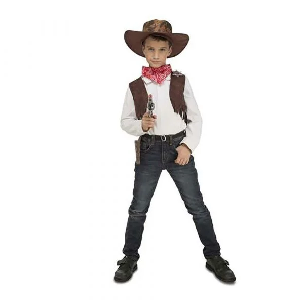 Viving Costumes I Want To Be A Cowboy Disfarce Junior Castanho 5-7 Anos