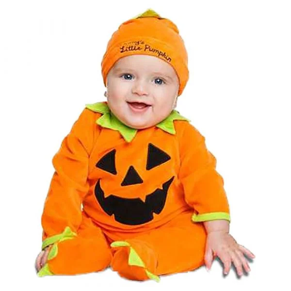 Viving Costumes Pumpkin Disfarce Bebé Laranja 0-6 Meses