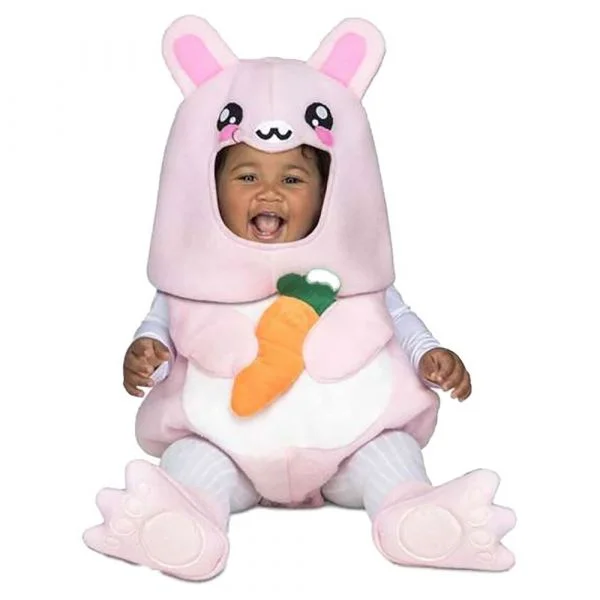 Viving Costumes Baloon Bunny Disfarce Bebé Rosa 0-6 Meses