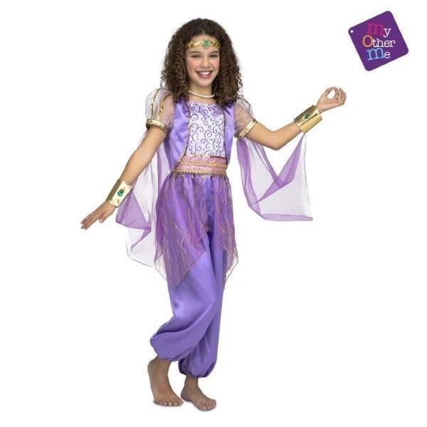 Mom Disfarce Princesa Árabe Lilás 7-9 Anos