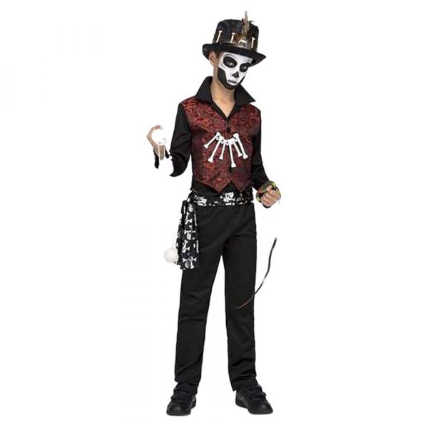 Viving Costumes Voodoo Master Disfarce Criança Castanho 5-6 Anos