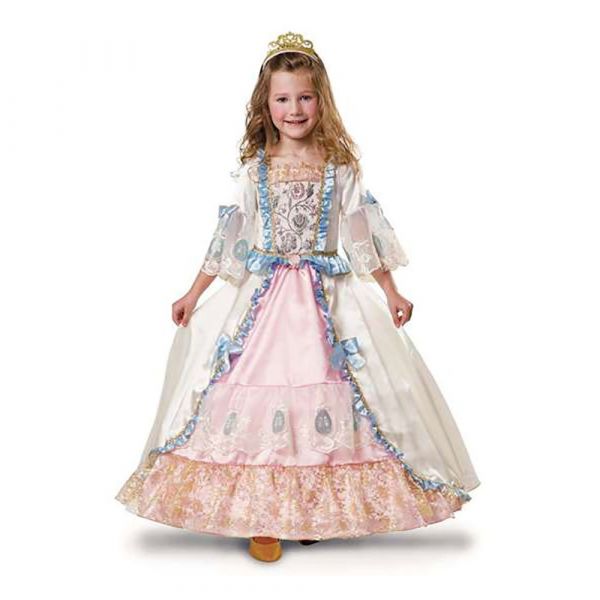 Viving Costumes Rohenictic Princess Disfarce Menina Beige 10-12 Anos