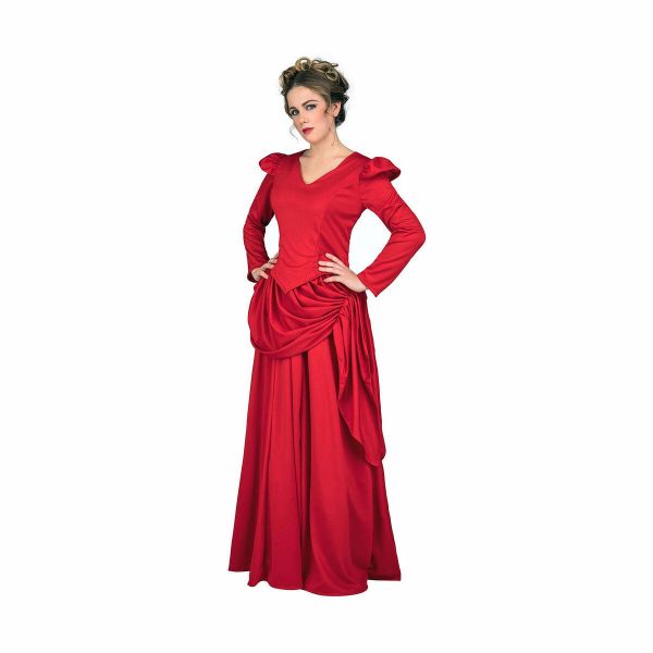 Viving Costumes West Red Lady Disfarce Mulher Vermelho M-L