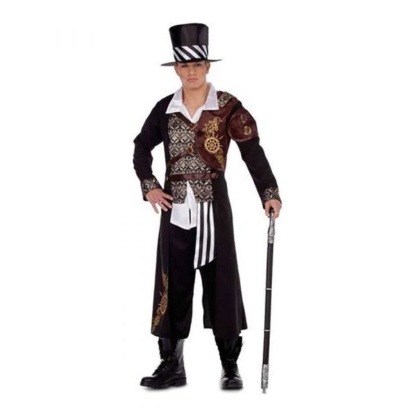 Viving Costumes Lord Steampunk Disfarce Castanho S