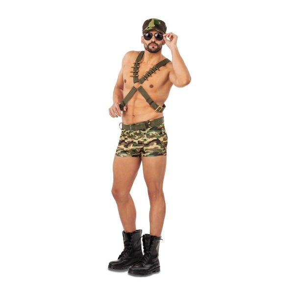 Viving Costumes Soldier Disfarce Colorido XL