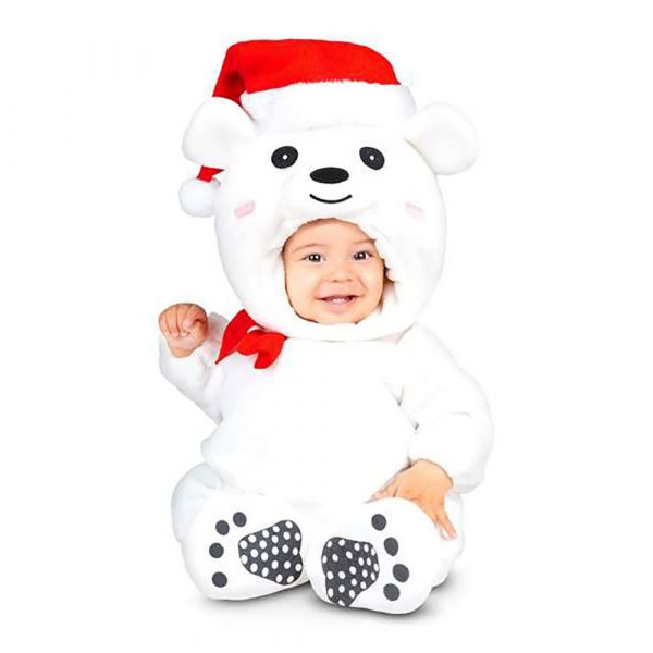Viving Costumes Baby Snow Bears Disfarce Junior Branco 12-24 Meses