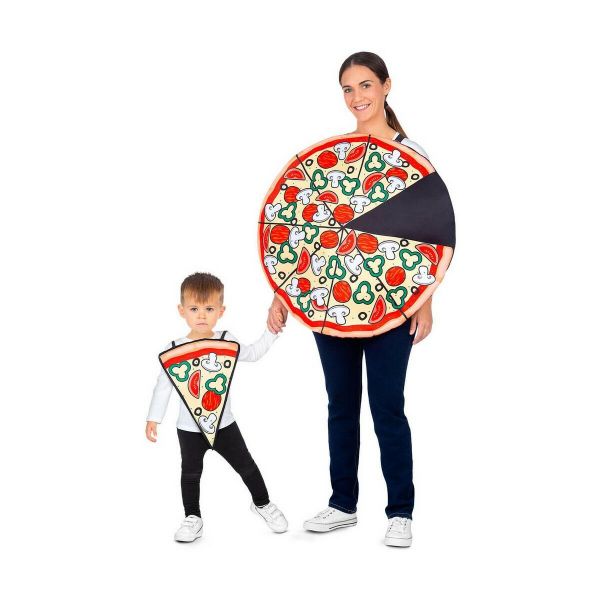 Viving Costumes Party Pizza Disfarce Colorido M
