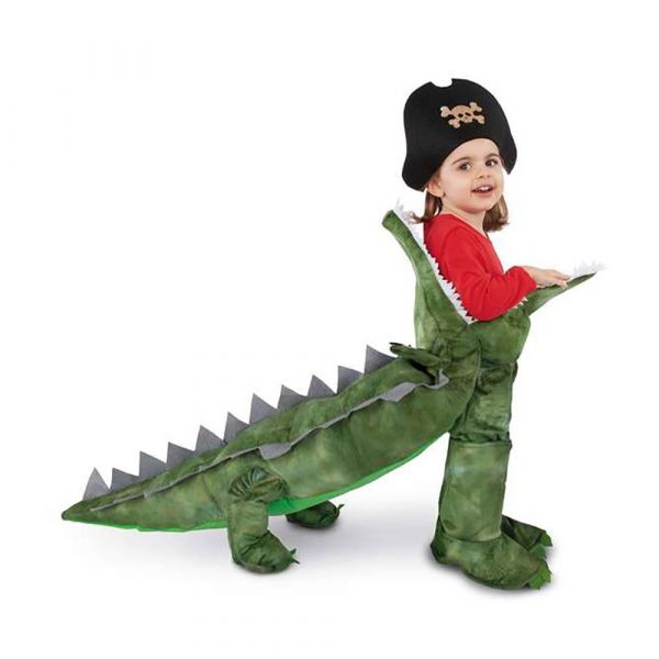 Viving Costumes Crocodile Tragón Disfarce Bebé Verde 12-24 Meses